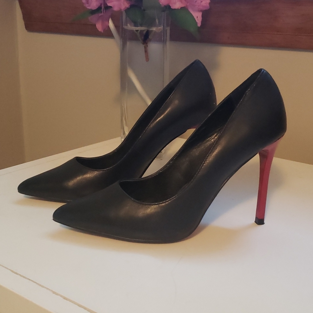 Aldo Ocaria Black Pump Ree Heel